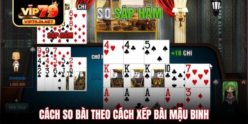 Cách so bài theo cách xếp bài Mậu Binh