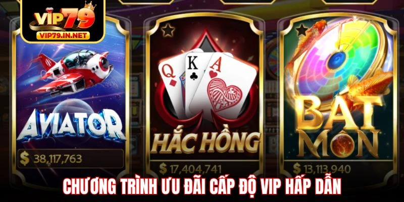 Chương trình ưu đãi cấp độ Vip hấp dẫn